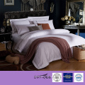 Hotel Branco Bordado tecido atacado consolador conjuntos de cama de hotel colchas Bed Set